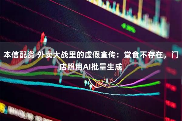 本信配资 外卖大战里的虚假宣传：堂食不存在，门店照用AI批量生成