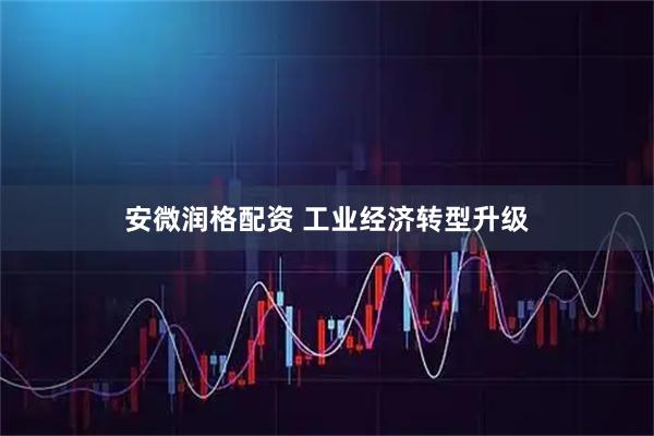 安微润格配资 工业经济转型升级